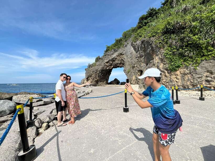 2-Hour Boracay Land Tour via Etrike - Stop 2: Bolabog Beach and that famous coconut-tree photo