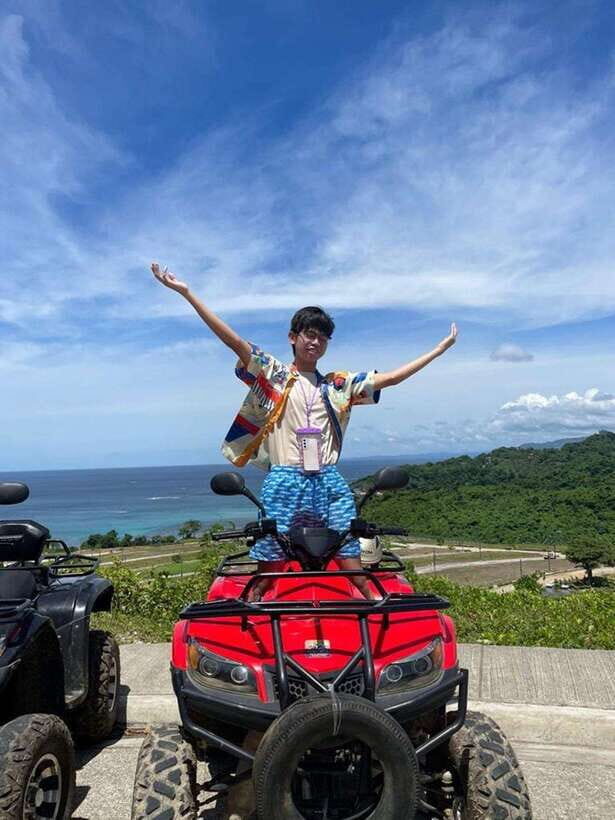 Boracay: ATV NewCoast - Keyhole Rock Formation: the close-up moment most tours skip