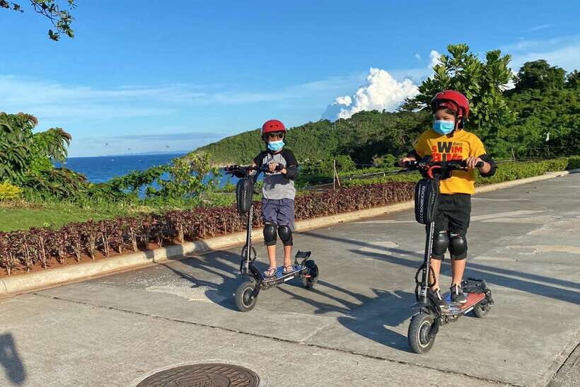 Boracay: Dualtron E-Scooter Ride - The 2-hour ride plan: Bolabog, Mt. Luho, Puka, Ilig-Iligan, Diniwid