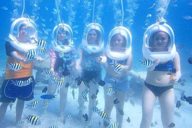 Boracay Island Hopping + Hot Kawa + Parasailing + Helmet Diving - Parasailing Over White Beach: The Sky Time (About 15 Minutes)
