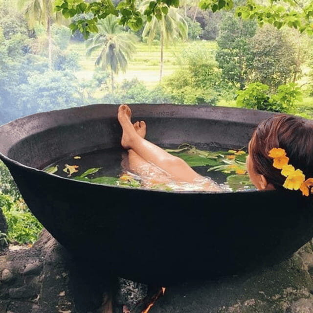 Boracay: Island Hopping with Lunch, Mainland ATV and Zipline - Lunch by the beach, then the hot kawa bath: where the comfort comes in