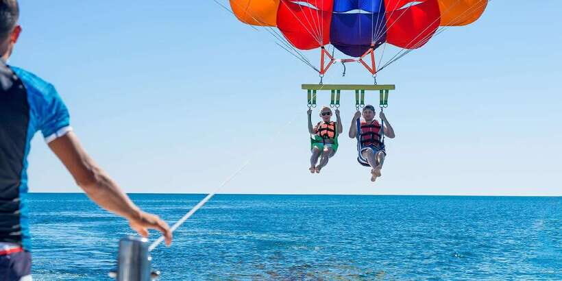 Boracay: Island Hopping with Parasailing Experience - Hot Kawa Bath: your included recovery time