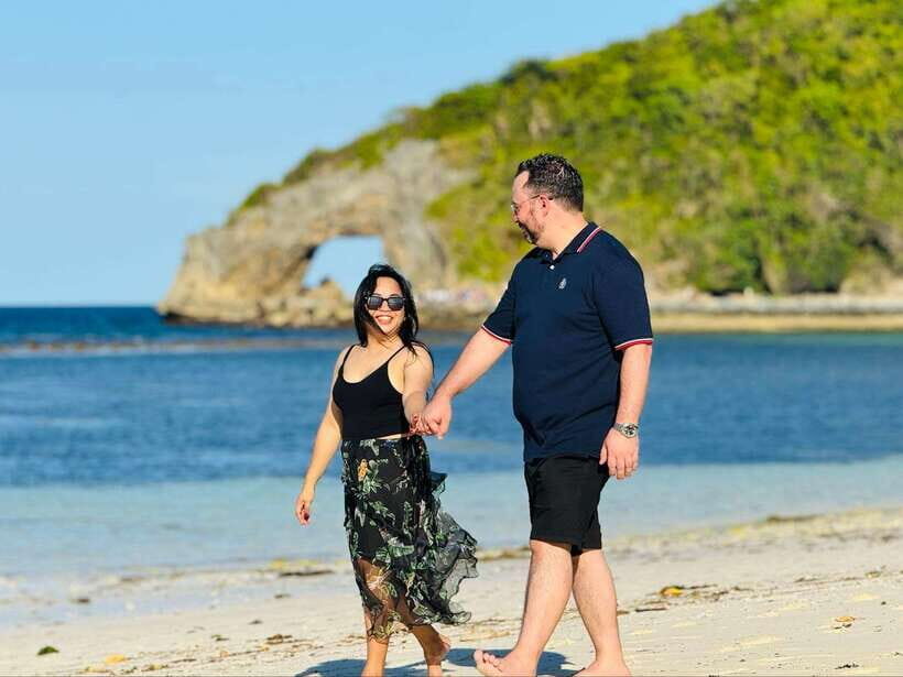 Boracay LandTour Experience (Photoshoot) - Puka Beach and its sand-castle wood details