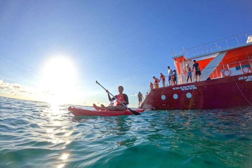 Boracay: Red Whale Party Cruise w/ Snacks & Water Activities - Water slide and the quick adrenaline you can choose