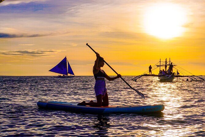 Boracay Sunset Cruise - White Beach sunset views from offshore (the whole point)
