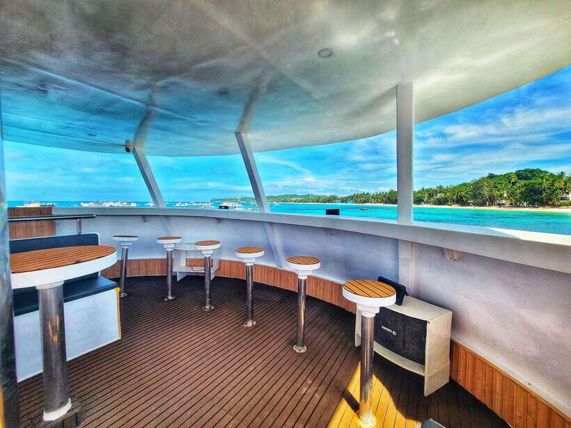 Boracay: Ultimate Party Cruise aboard the Andy World Yacht - Water toys, snorkeling gear, and the P100 fee reality check