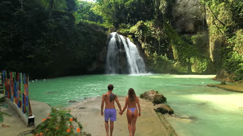 Cebu: Inambakan, Kawasan, and Mantayupan Falls Day Trip - Kawasan Falls in Badian: turquoise pools and bamboo raft time
