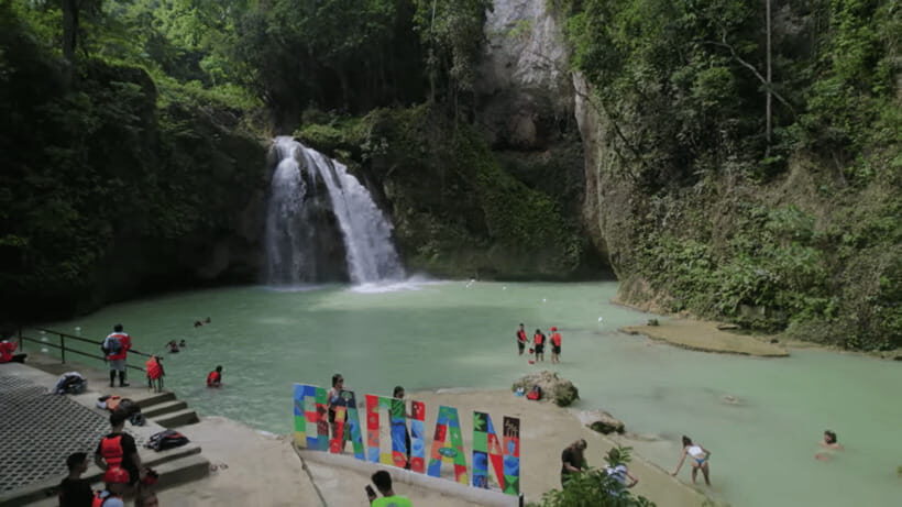 Cebu: Inambakan, Kawasan, and Mantayupan Falls Day Trip - Inambakan Falls in Ginatilan: five tiers and optional cliff jumping