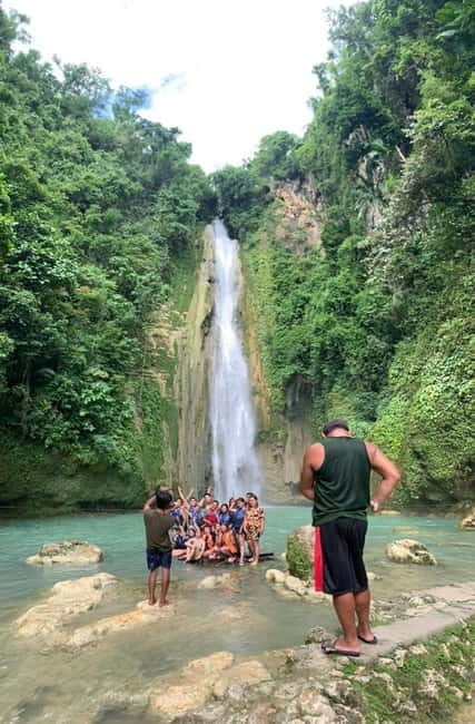 Cebu: Sardine Run Snorkeling, Mantayupan Falls & ATV Thrills - Mantayupan Falls swimming: the part that cools you down