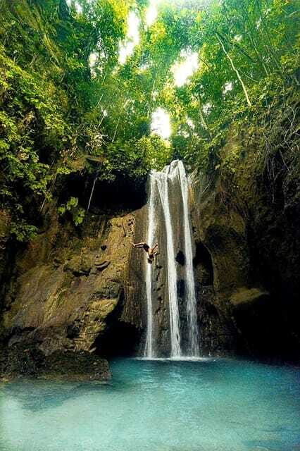 Cebu South Falls: Mantayupan, Kawasan, Inambakan & Aguinid - Inambakan Falls: multi-tier trekking where guides matter