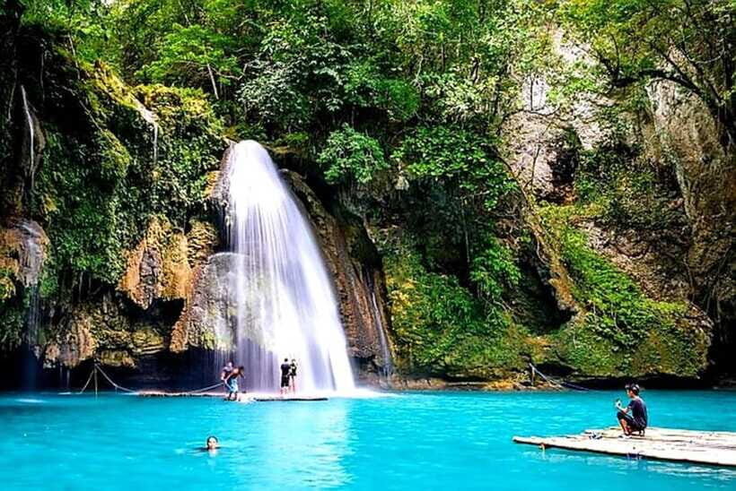 Cebu South Falls: Mantayupan, Kawasan, Inambakan & Aguinid - Aguinid Falls: limestone cascades, wading, and canyoning-style fun