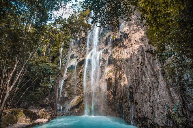 Cebu Whale Shark Encounter, Moalboal Sardines & Tumalog Falls - Tumalog Falls: The Curtain Waterfall Reset