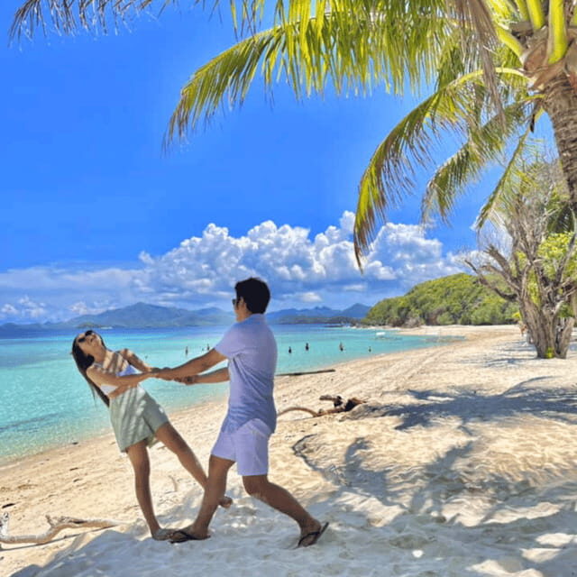 Coron Palawan - Island Escapade w/ Beachside Buffet Lunch - Malcapuya Island: Powdery Sand and Clear-Water Swimming Time