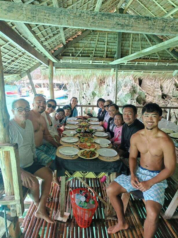 CORON:ISLAND TOUR A Lakes and Snorkeling with Corals - CYC Beach: public shores, shallow water, and mangrove edges