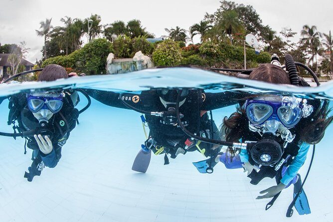Discover Scuba Diving - First Breath Through the Regulator on Mactan