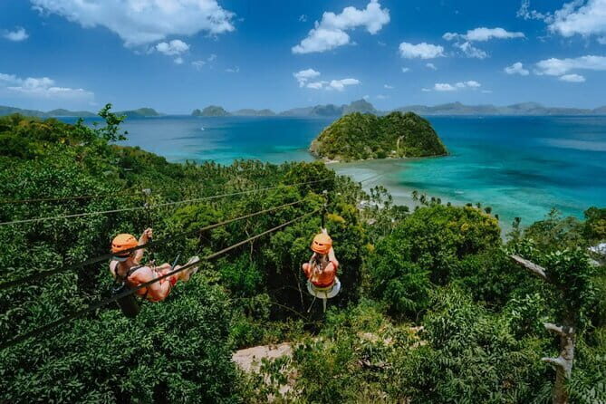El Nido Palawan Zipline Two Way - How the Zipline Fly-By Works in El Nido
