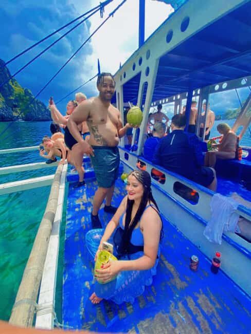 El Nido: Tour C with Matinloc Shrine and white sand beaches - Hidden Beach lunch stop: where you reset between swims