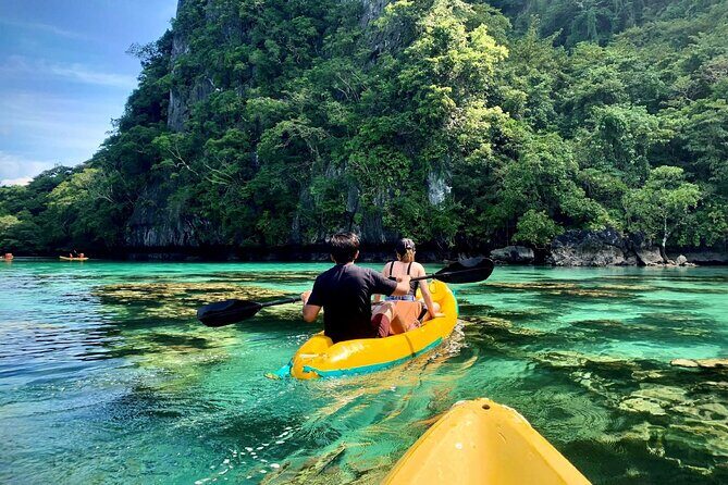 El Nido Tour D - Lagoons & Beaches Premium tour(Private / Shared) - Stop 1: Cadlao Lagoon and the kayaking rhythm you’ll remember