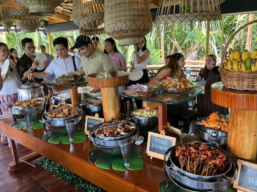 From Cebu City: Bohol Island Highlights in One Day - Loboc River cruise: buffet lunch, live band, and traditional dances on the water