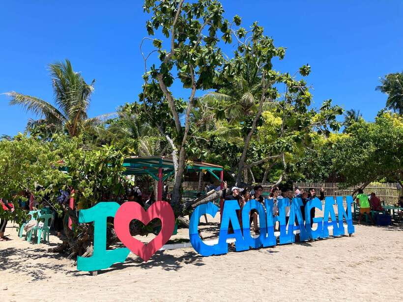From Cebu: Island Hopping to 3 islands with BBQ lunch - Stop 3: Caohagan Island for freedom, swimming, and island-prepared seafood