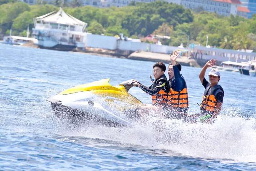 From Cebu: Mactan Island 3 Watersport Activities Tour - Jetskiing for 15 minutes: sea legs, speed, and a big grin factor