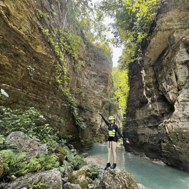 Kawasan Falls Canyoneering Transfers from Cebu with Lunch - Inside the Canyon: Jumps, Swims, and Moving at a Human Pace