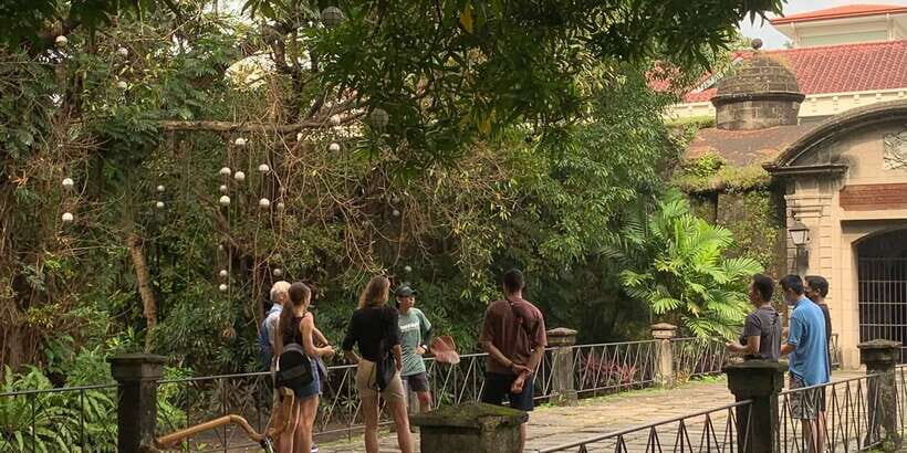 Manila: Guided Sunset Bamboo Bike Tour in Intramuros - Japanese Cannon: WWII history you can see, not just hear
