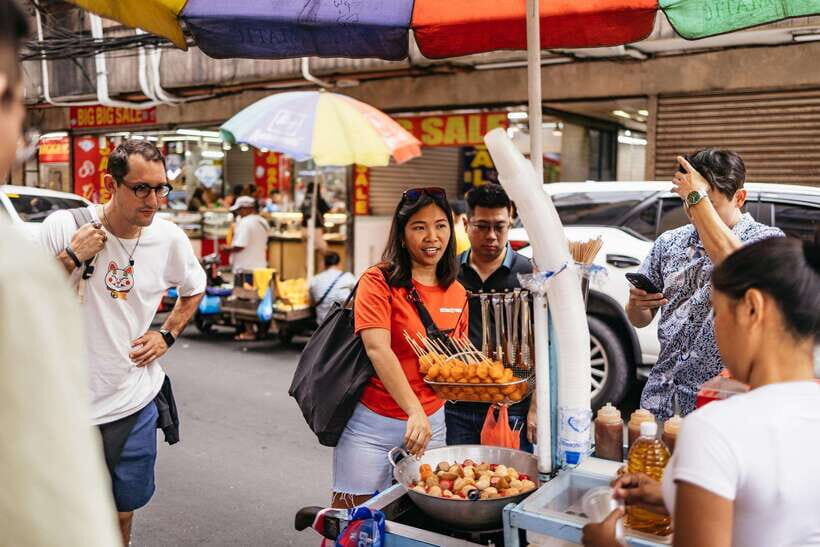 Manila: Street Food and Drinks Walking Tour with Tastings - The 2-hour structure: 6–10 tastings, not a food marathon