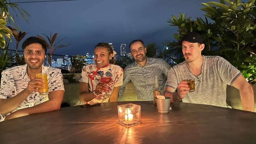Manila Ultimate Nightlife Pub Crawl - Stop one: the rooftop bar vibe that sets the tone