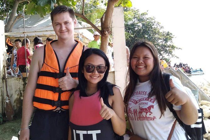 Oslob Whale Shark & Tumalog Falls & Kawasan Falls Canyoneering - Badian canyoneering: where safety gear and a strong guide matter
