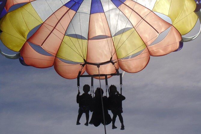 Parasailing - Descending and Landing: Gentle splashdown and the routine reset