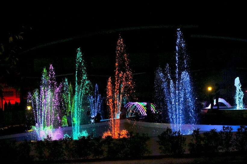 Puerto Princesa: Balayong People's Park with Dinner and Show - Balayong People’s Park After Dark: Palawan Cherry Meets Lighting