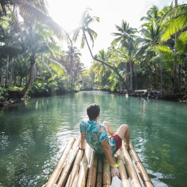 SIARGAO: Land Tour with Maasin River - Coconut Road: the photo tunnel that turns your group into a crew