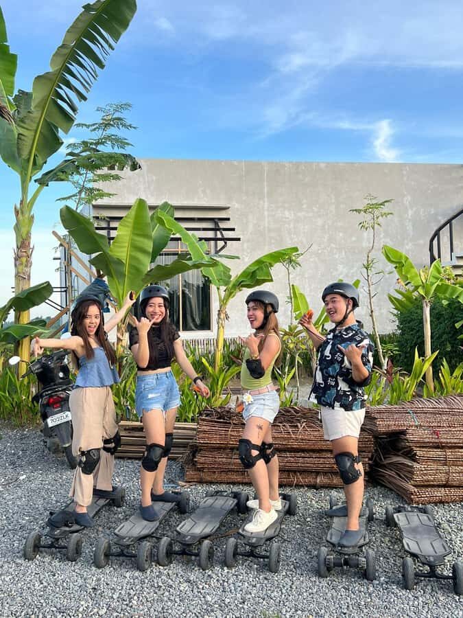 Siargao : Morning 1 Hour Guided Electric Skate Experience - The Guided Route: 5 to 10 Kilometers With Catangnan Bridge Views
