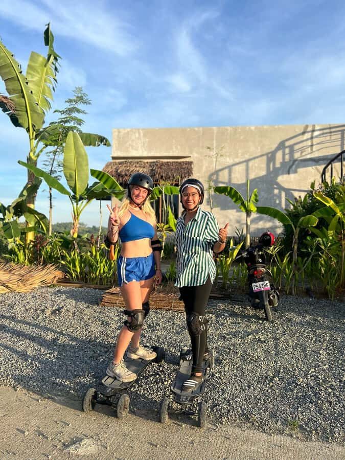 Siargao : Morning 1 Hour Guided Electric Skate Experience - The Board Matters: Exway Atlas 2WD and What That Means for You