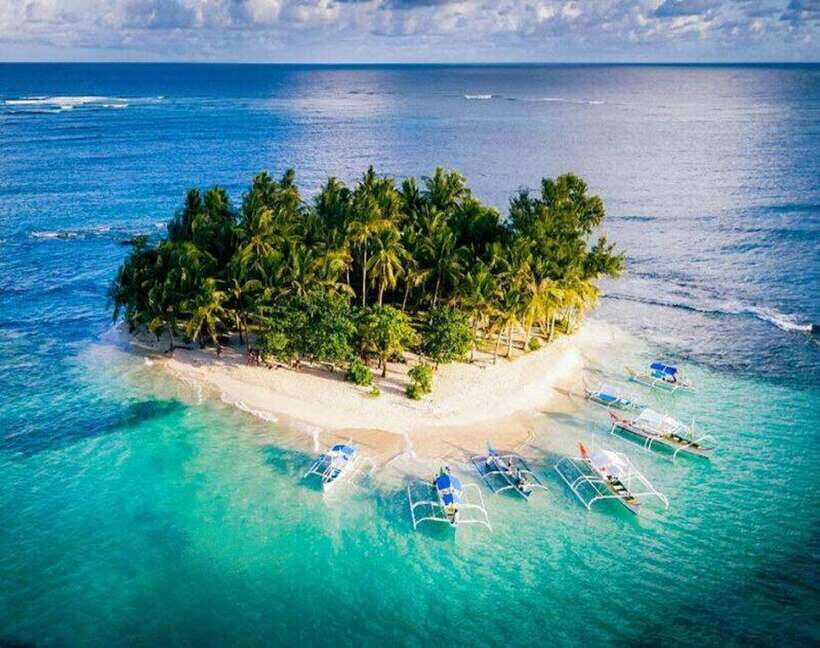 Siargao Tri-Island with Drone & Mermaid Tail - General Luna logistics: Maricel Tours to the dock by 8:00 AM