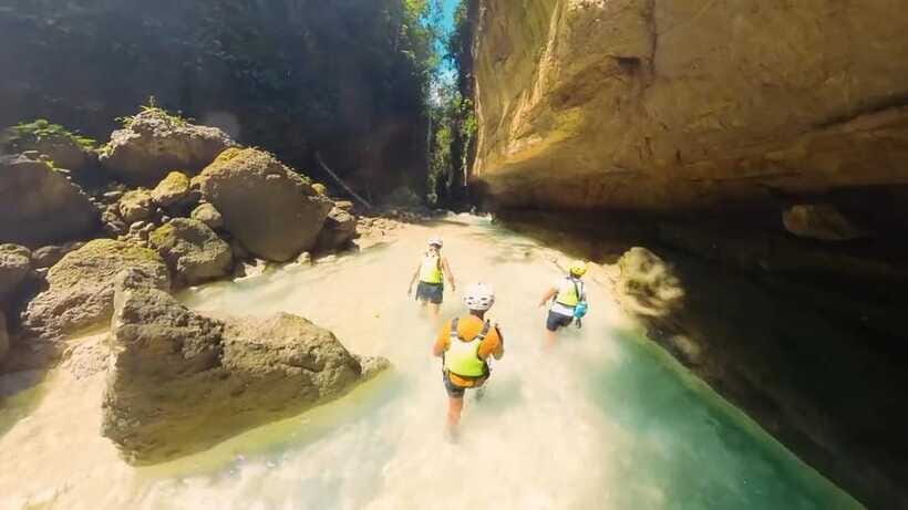 South Cebu Chasing Waterfalls with Silog Breakfast + Lunch - Binalayan Hidden Falls (Triple Drop): rope swinging and cliff jumping options